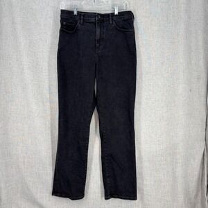 Everlane High Key Stovepipe Jeans Black Cotton High Rise‎ Women's size 29